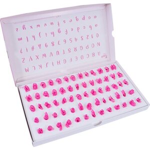 PME fun fonts painokirjainmuotti 66 kpl (collection 3)