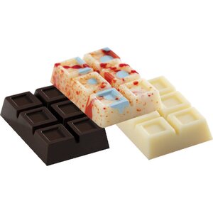 Decora MINI BAR CHOCOLATE MOULD 42 X 28 X 9 H MM 200 X 120 X 22 MM