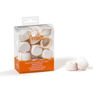 Decora makeisvuoka valkoinen 2,7 x 1,7 cm 200 kpl/pkt