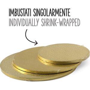 Decora CAKEBOARD GOLD Ø 36 X H 1,2 CM 14 INCH