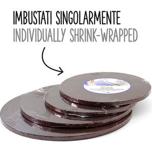 Decora BROWN ROUND CAKEBOARD Ø 30 X H 1,2 CM