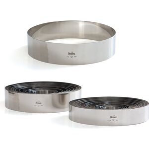 Decora STAINL. STEEL ROUND SHAPE Ø 14 X H 6 CM