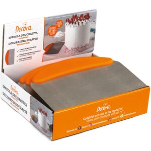 Decora SPATULA WITH STAINLESS STEEL SMOOTH BLADE 22,5 X 11 CM