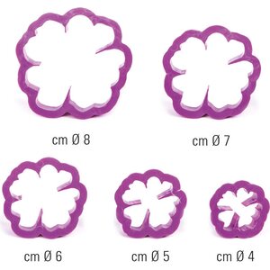 Decora KIT 5 CUTTERS WILD ROSE