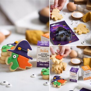 Decora BEFANA WITCH PLASTIC COOKIE CUTTER 8 X H 2,2 CM