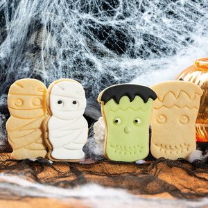 Decora MONSTERS PLASTIC COOKIE CUTTERS SET OF 2 PCS 4/6 X H 2,2 CM