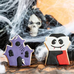 Decora keksimuotti vampyyri muovia 6/8 x 2,2 cm 2 kpl/pkt