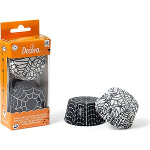 Decora 36 SPIDER 50 X 32 MM BAKING CUPS