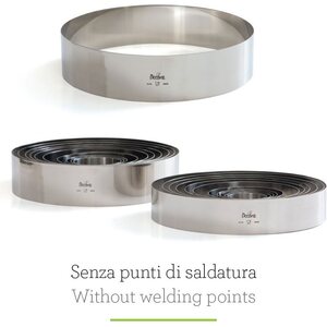 Decora STAINL. STEEL ROUND SHAPE Ø 20 X H 6 CM