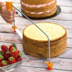 Decora steel cake leveler 445 x 144 x 20 mm