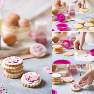 Decora 5 SUGAR DECORATION BABY NURSERY PINK
