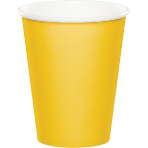 Celebrations Value Paper Cups School Bus Yellow 8 kpl/pkt