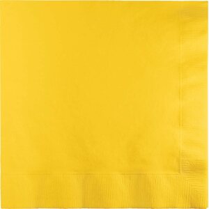 Lunch Napkins 3 ply School Bus Yellow