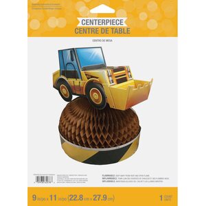 Construction Party Centerpiece 3D Truck Shaped Dirt Pile