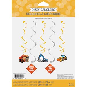 Construction Party Dizzy Danglers