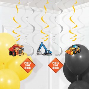 Construction Party Dizzy Danglers