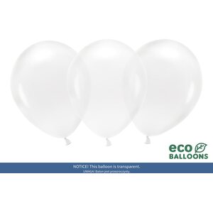 Eco Balloons 30 cm, crystal clear