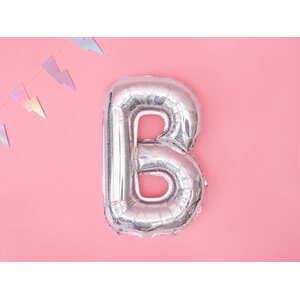 Foil Balloon Letter ''B'', 35 cm, holographic