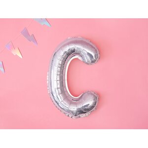 Foil Balloon Letter ''C'', 35 cm, holographic