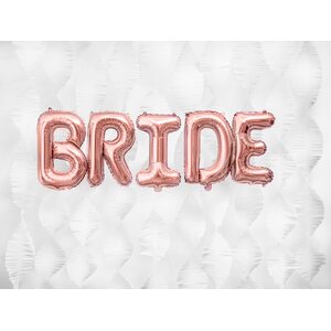 Foil Balloon Letter ''D'', 35 cm, rose gold