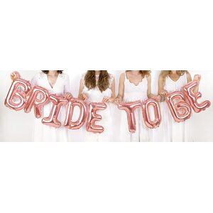 Foil Balloon Letter ''D'', 35 cm, rose gold
