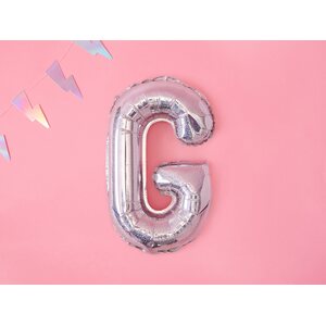 Foil Balloon Letter ''G'', 35 cm, holographic