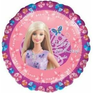 Barbie happy birthday foliopallo