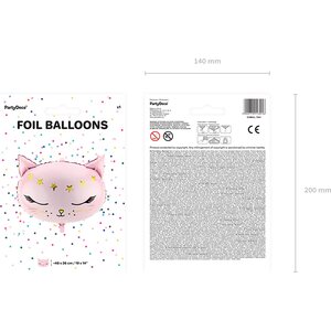 Foil Balloon Cat, 48x36cm