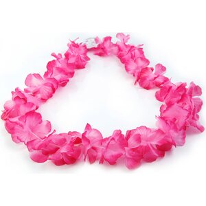 Hawaiian necklace, pink, 1m