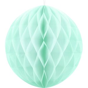Honeycomb Ball, light mint, 30 cm
