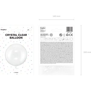 Orbz Balloon, 40cm, clear