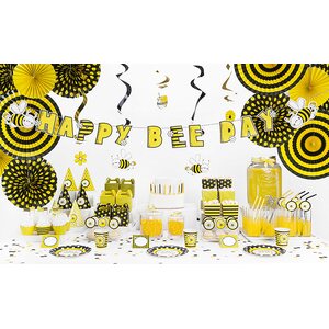 Tissue paper Pompom, yellow, 25 cm
