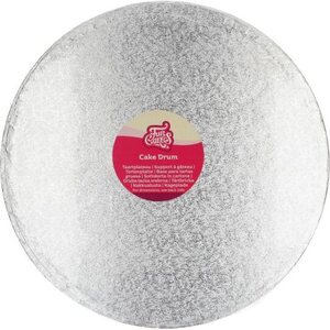 FunCakes Cake Drum Round Ø35,5 cm Silver