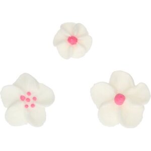 FunCakes Sugar Decorations Blossom Mix White/Pink Set/32