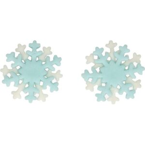 FunCakes Sugar Paste Decorations Snowflakes Set/12