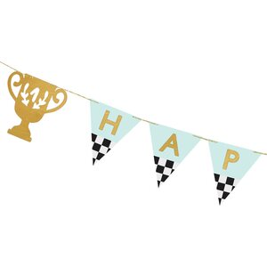 Banner Happy Birthday Trophy Cup, 2.5 m, mix