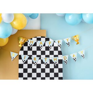 Banner Happy Birthday Trophy Cup, 2.5 m, mix