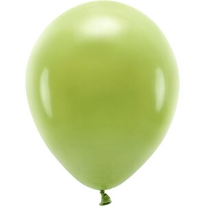 Eco Balloons 26 cm pastel, olive green