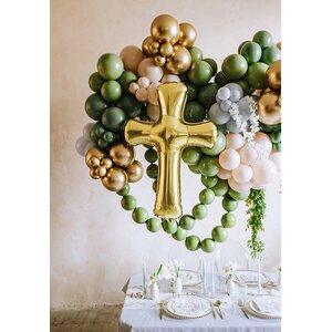 Eco Balloons 26 cm pastel, olive green