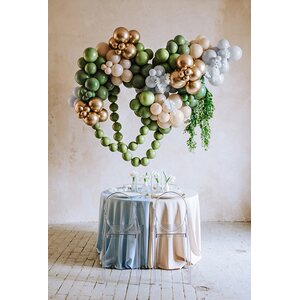 Eco Balloons 26 cm pastel, olive green