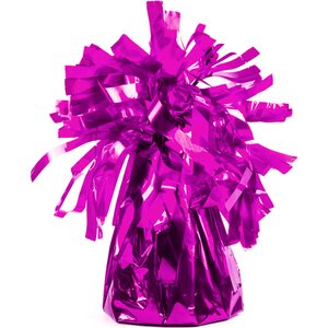Foil balloon weight, dark pink 1pkt/4pc.
