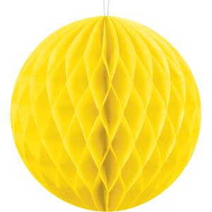 Honeycomb Ball, yellow, 10cm