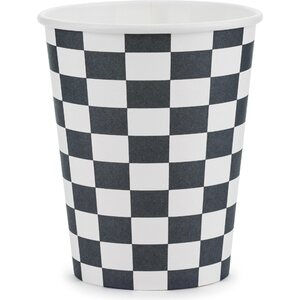 Cups Checkered flag, 220 ml, mix 1pkt/6pc.