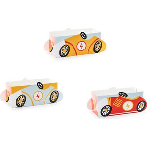 Boxes for snacks Cars, mix 1pkt/3pc.