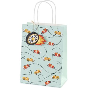 Gift bag Cars, 10.5x18x25 cm, mix