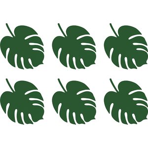 Place cards Aloha - Monstera 1pkt/6pc.