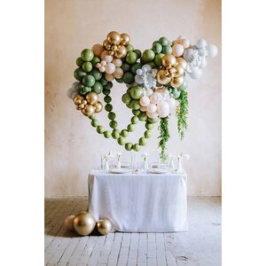 Strong Balloons 23 cm, Pastel Rosemary Green 1pkt/100pc.