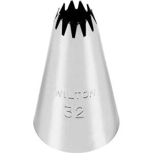Wilton Decorating Tip #032 Open Star Carded