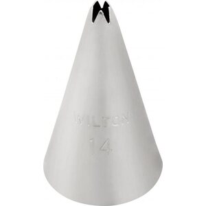 Wilton Decorating Tip #014 Open Star Carded