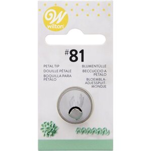 Wilton Decorating Tip #081 Specialty Tip Carded